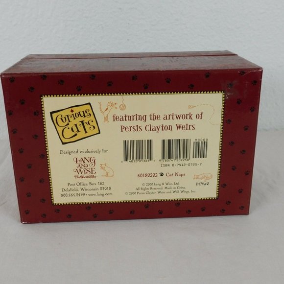 Curious Cats BOX ONLY Lang and Wise Persis C Weirs Cat Naps Replacement 60180202 - Picture 8 of 9